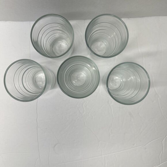 SET of 5 IKEA Svepa 5” Stacking 8oz Drinking Glass Tumbler 12144 - Picture 3 of 7